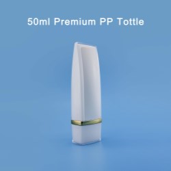 Latest new design from COPCO: 50ml Premium PP Tottle in crystal acrylic case